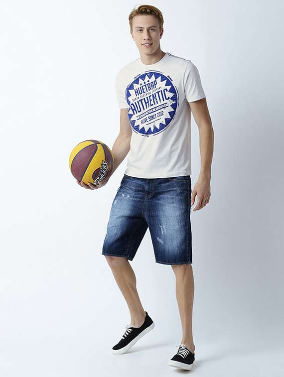 men crew neck printed regular t-shirt - 19581704 -  Standard Image - 3