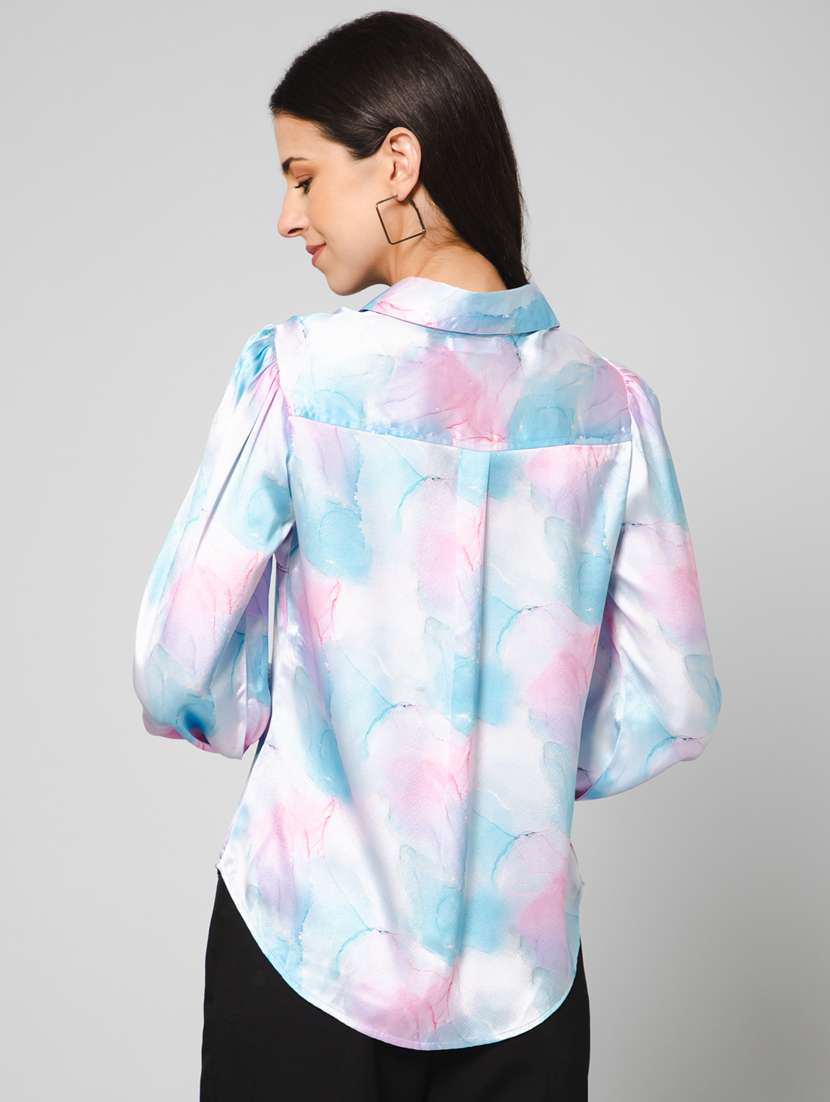 women printed regular shirt - 19581792 - Standard Image - 3