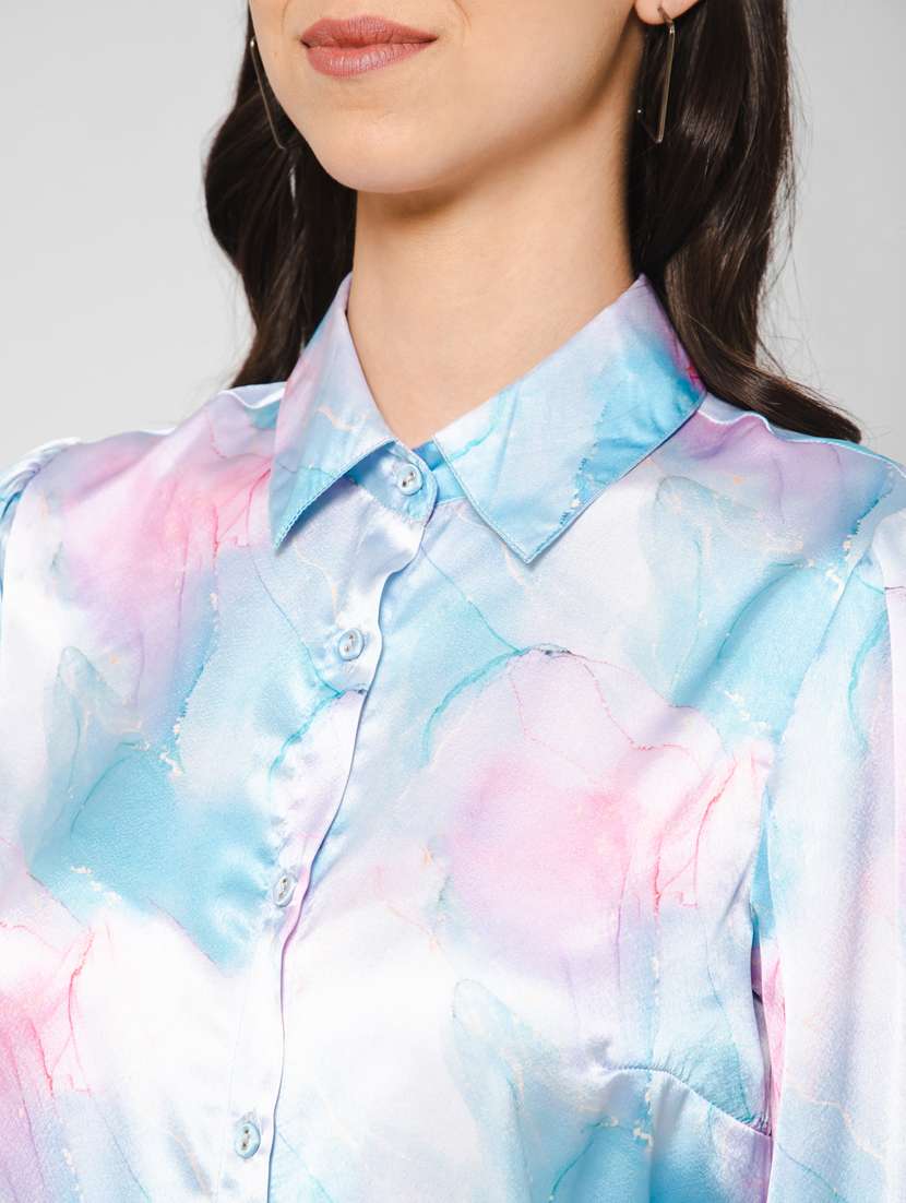 women printed regular shirt - 19581792 - Standard Image - 5