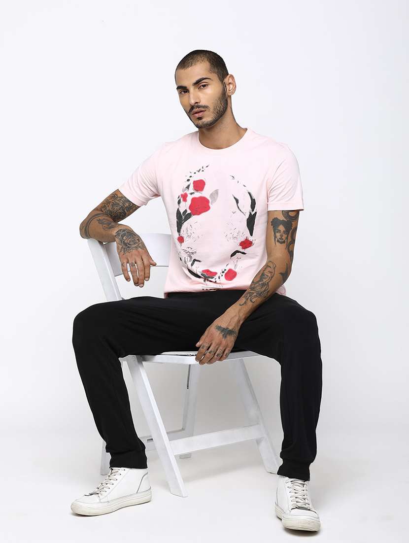 men scoop neck front print sleeveless t-shirt - 19582117 -  Standard Image - 3