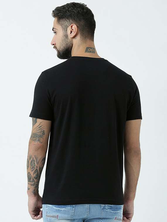 men front print short sleeves t-shirt - 19582224 - Standard Image - 3