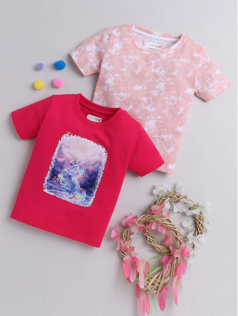 pack of 2 printed t-shirt