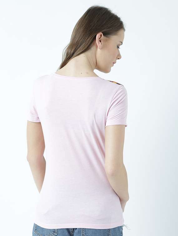 women's all over print round neck t-shirt - 19582802 -  Standard Image - 3