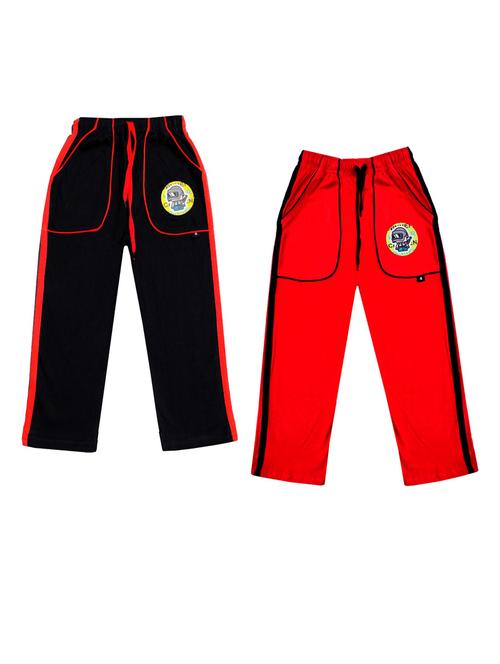 boys mid rise track pants combo - 19584721 - Standard Image - 0