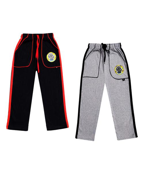 boys mid rise track pants combo - 19584747 - Standard Image - 0