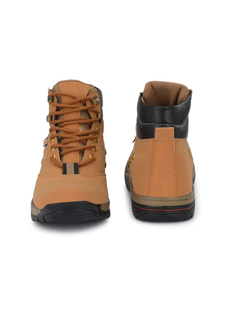 men beige high ankle boots - 19585156 - Standard Image - 3