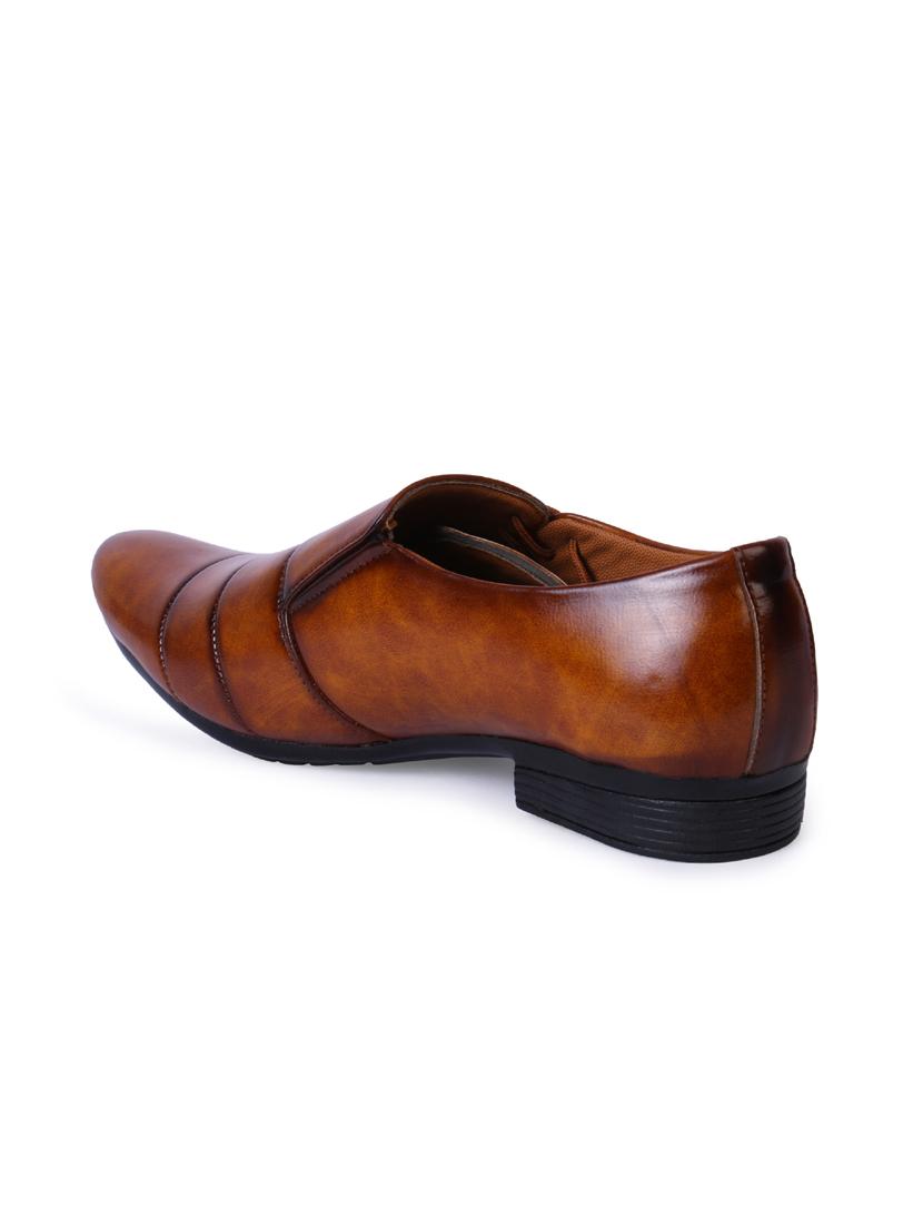 tan leather laceup derbies - 19585365 - Standard Image - 3