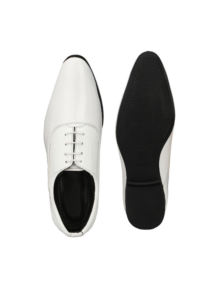 white patent leather laceup oxfords - 19585397 - Standard Image - 5