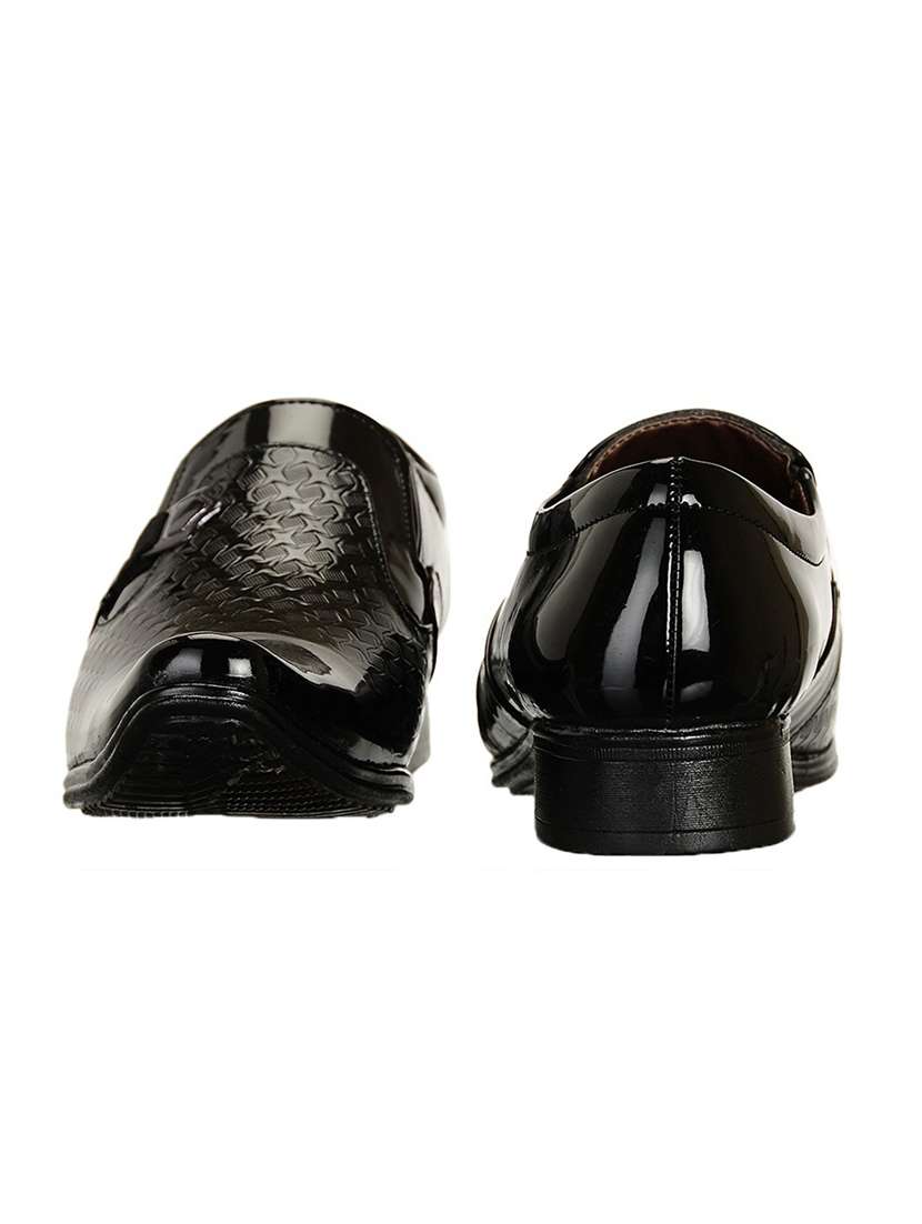 black patent leather slip on ons - 19585455 - Standard Image - 3