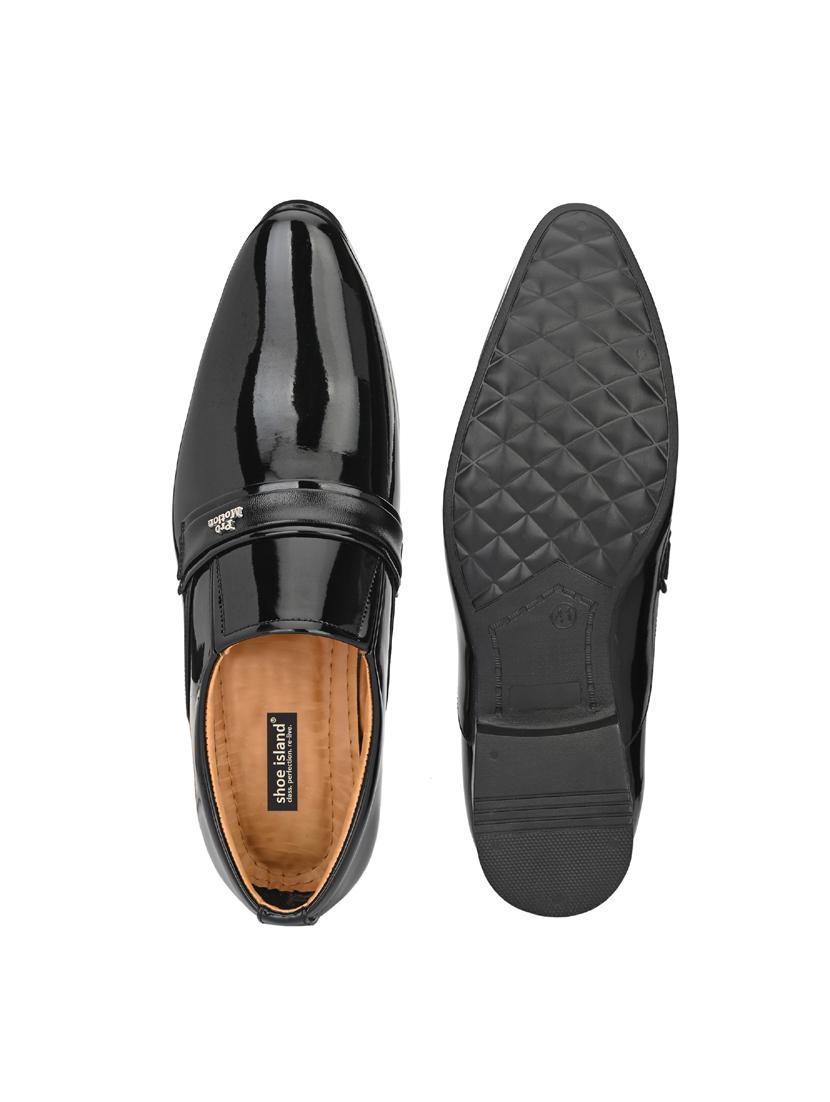 black slip on shoes - 19585473 - Standard Image - 5