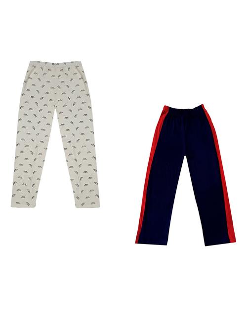 boys mid rise track pants combo - 19585529 -  Standard Image - 0