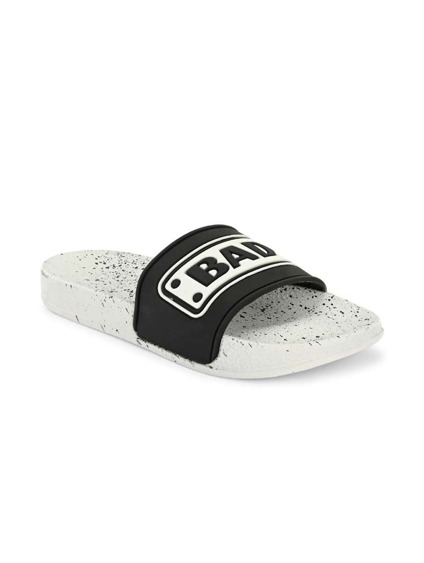 white pvc slip on flip flops