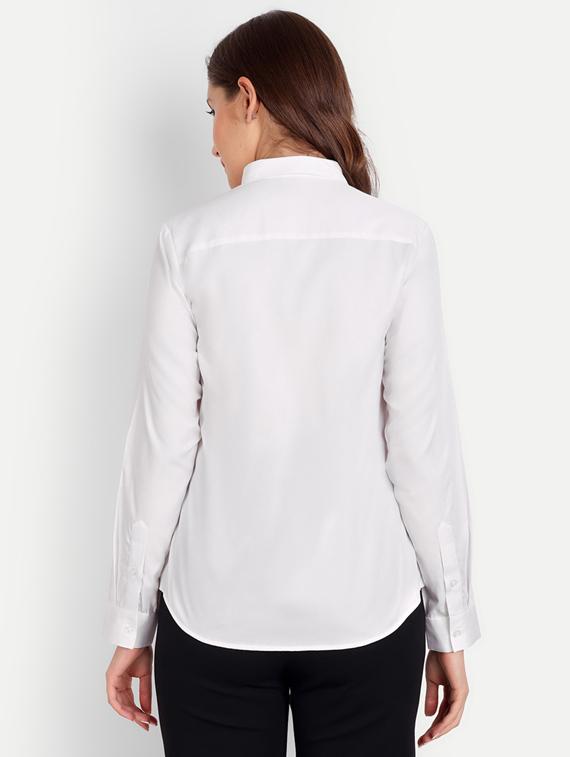 women solid regular shirt - 19586566 - Standard Image - 3