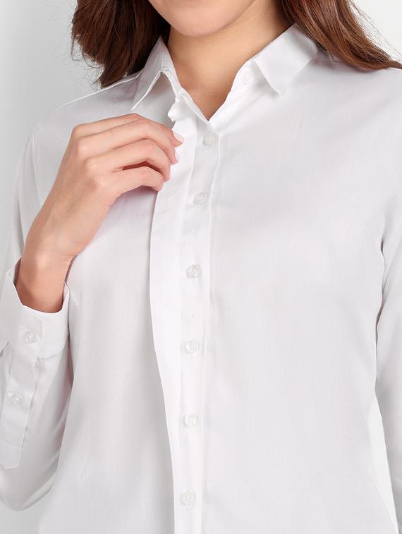 women solid regular shirt - 19586566 - Standard Image - 5