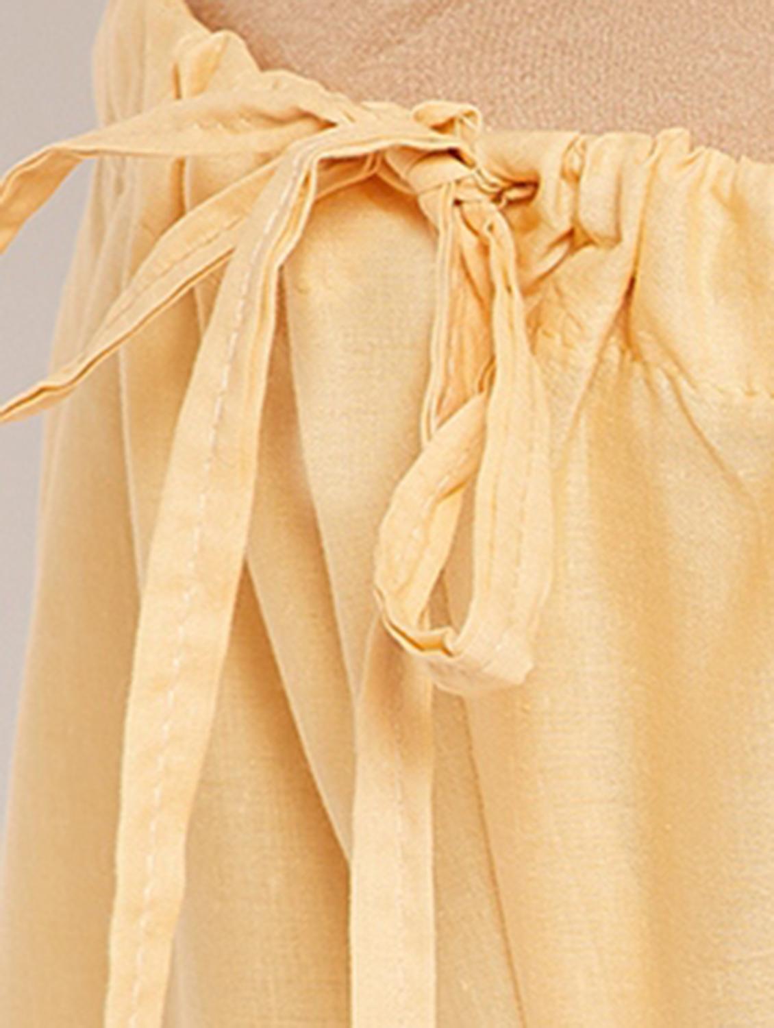 beige cotton salwar salwars - 19586669 - Standard Image - 5