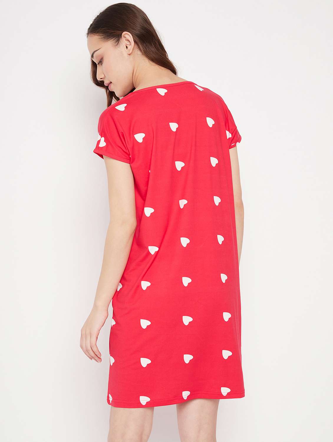 round neck printed sleepshirt - 19586800 -  Standard Image - 3