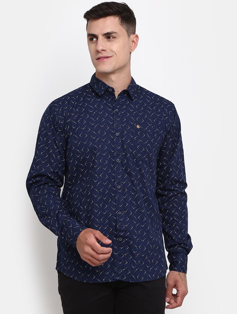 mens printed casual shirt - 19591901 - Zoom Image - 0
