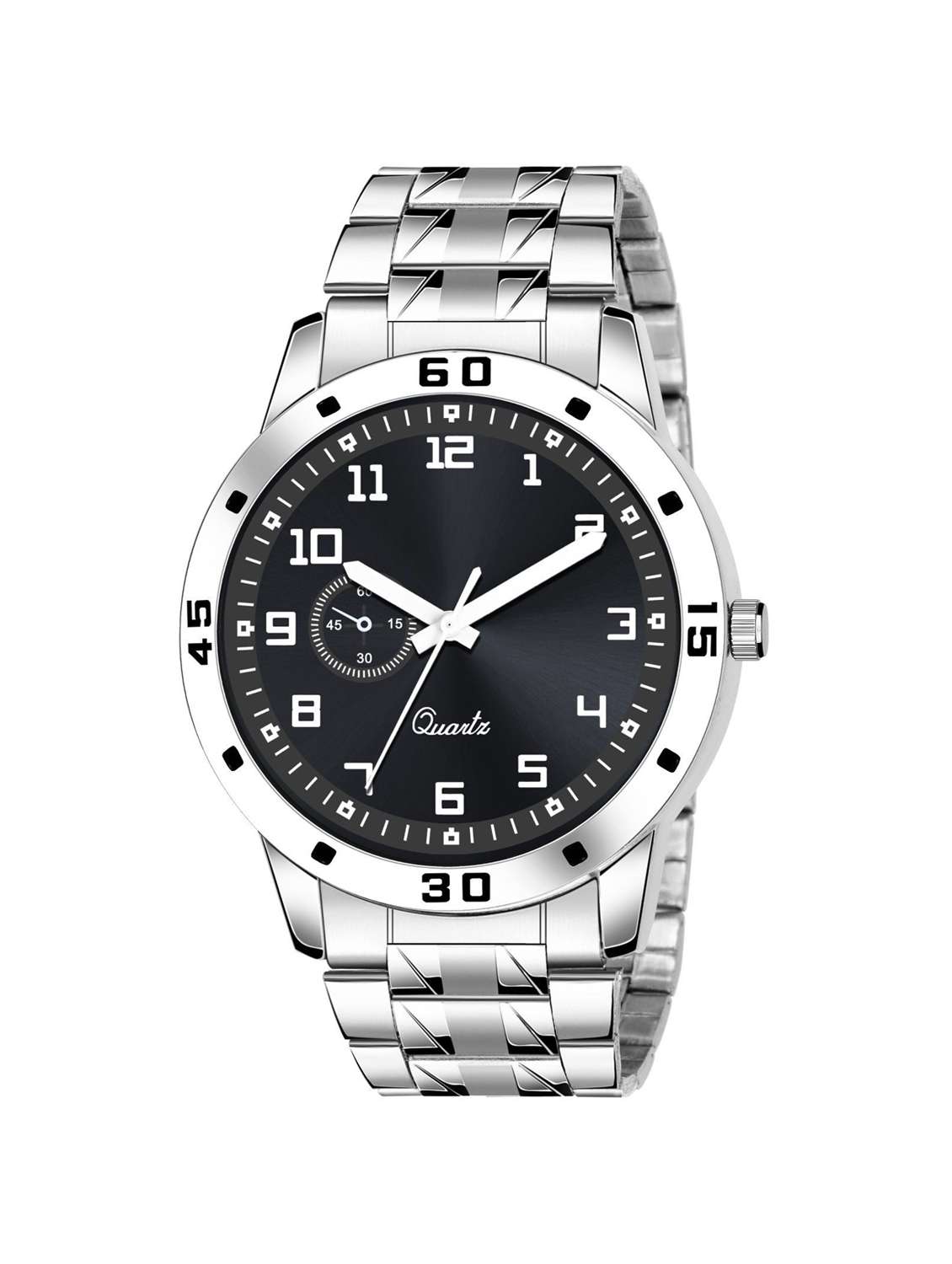 men's round shape analog watch 