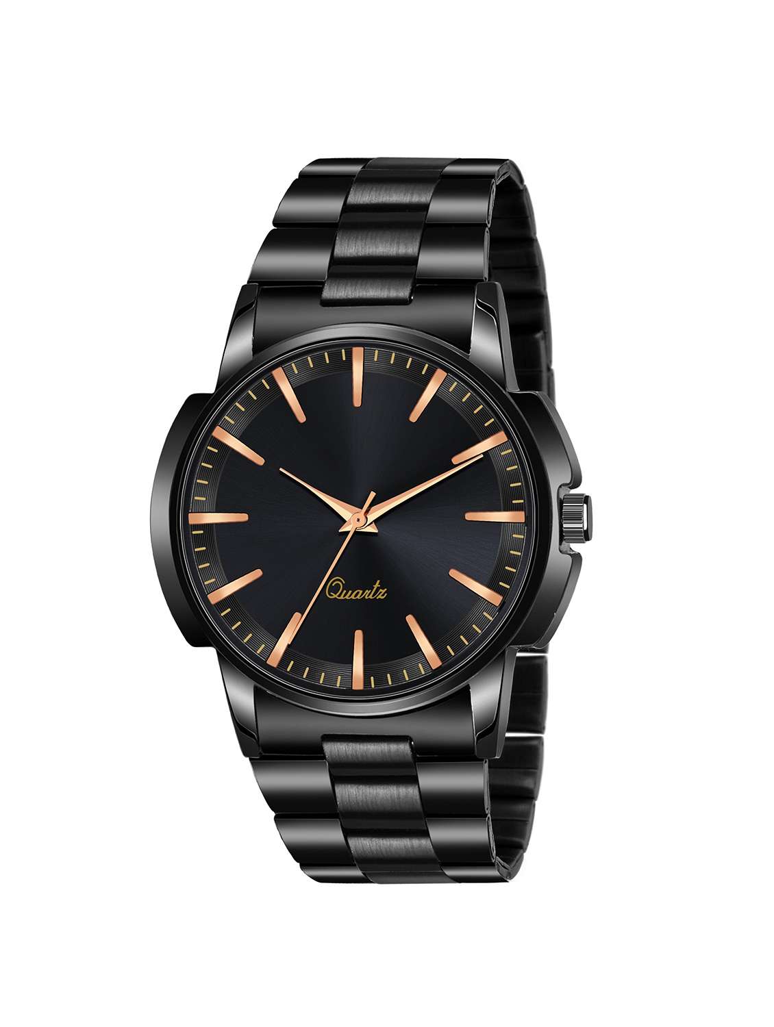 men's round shape analog watch 