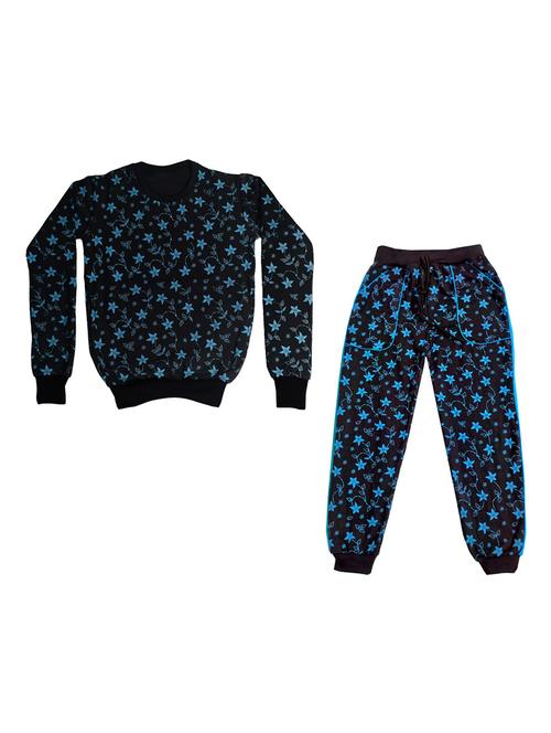 dark blue printed full length twin sets - 19594311 -  Standard Image - 0