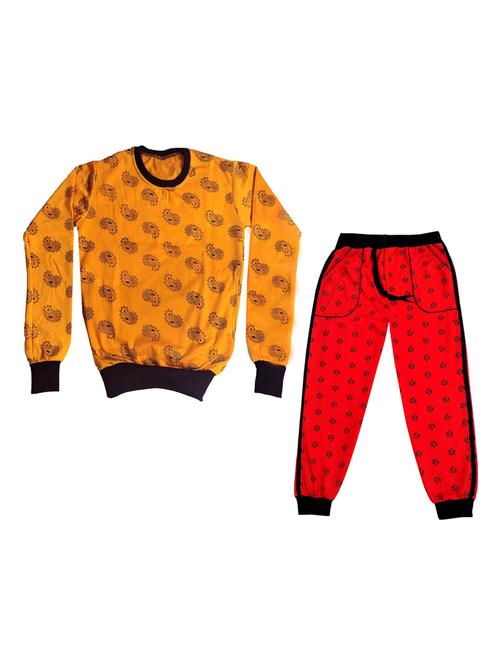 boys round neck printed full length sets  - 19594350 -  Standard Image - 0