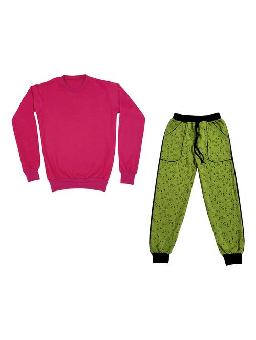 boys round neck printed full length sets - 19594400 - Standard Image - 0