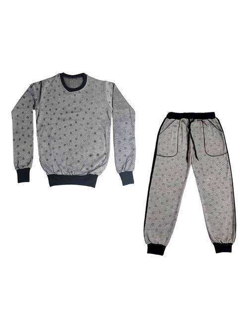 boys printed round neck full length set - 19594572 -  Standard Image - 0