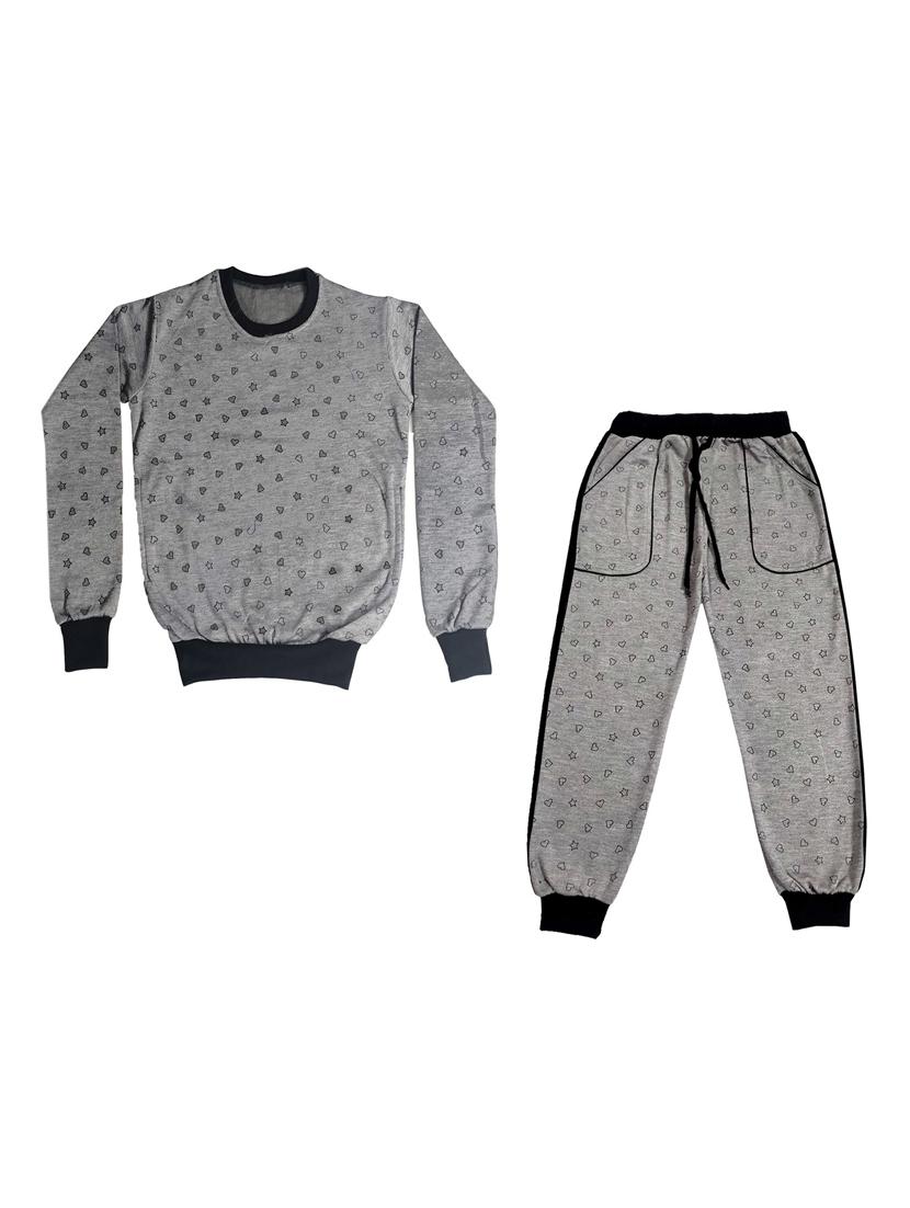 boys printed round neck full length set - 19594572 -  Zoom Image - 0
