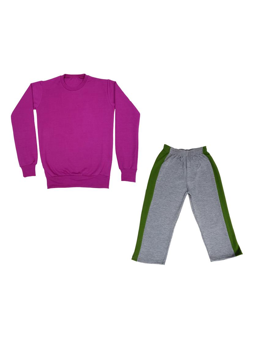 boys solid round neck full length set - 19594637 - Zoom Image - 0