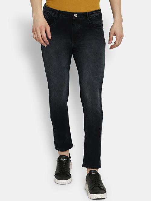 mens slim fit plain jeans - 19596472 - Standard Image - 0