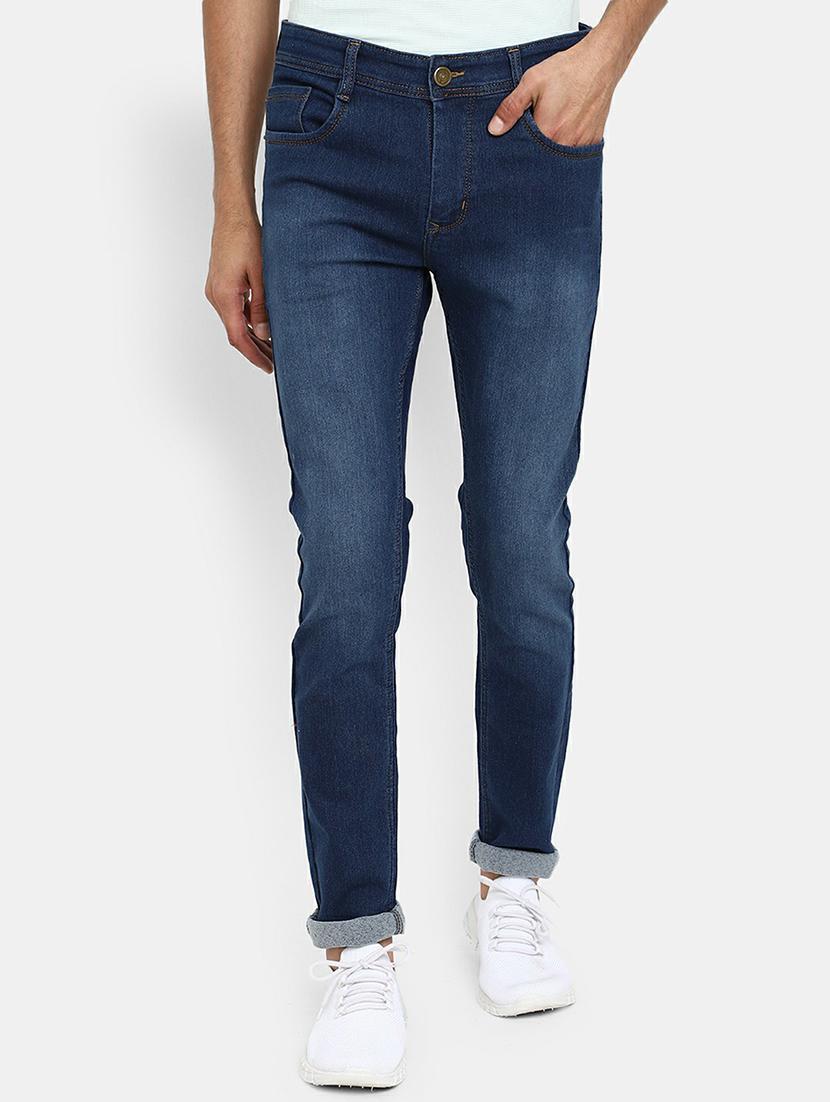 mens slim fit plain jeans - 19596504 - Zoom Image - 0