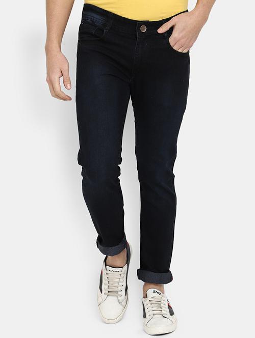 mens slim fit plain jeans - 19596509 - Standard Image - 0