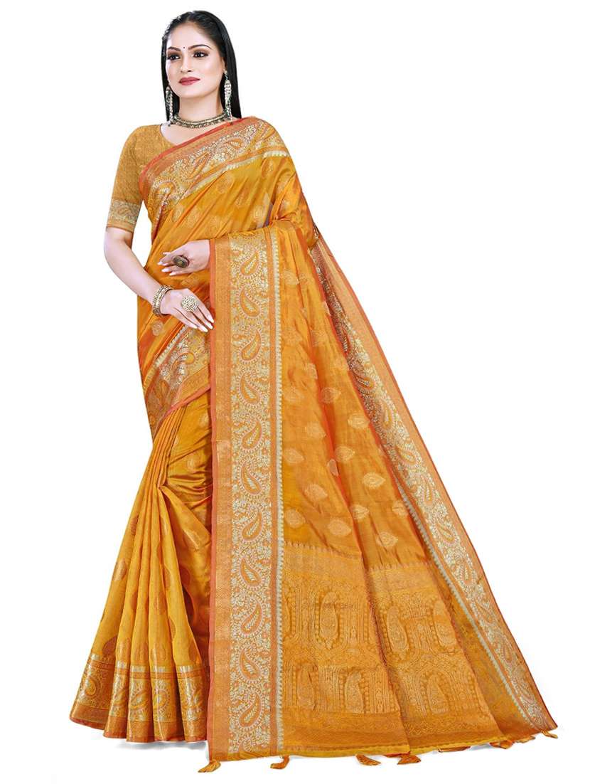 women's banarasi saree with blouse