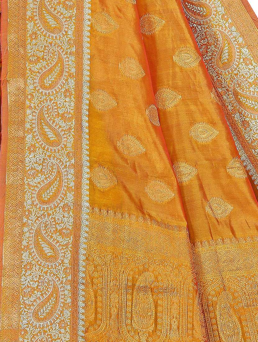 women's banarasi saree with blouse - 19596744 -  Standard Image - 3