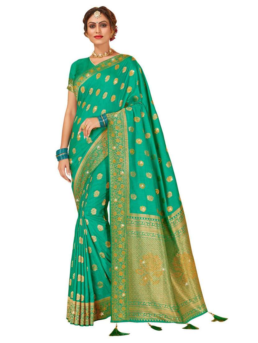 women's banarasi saree with blouse