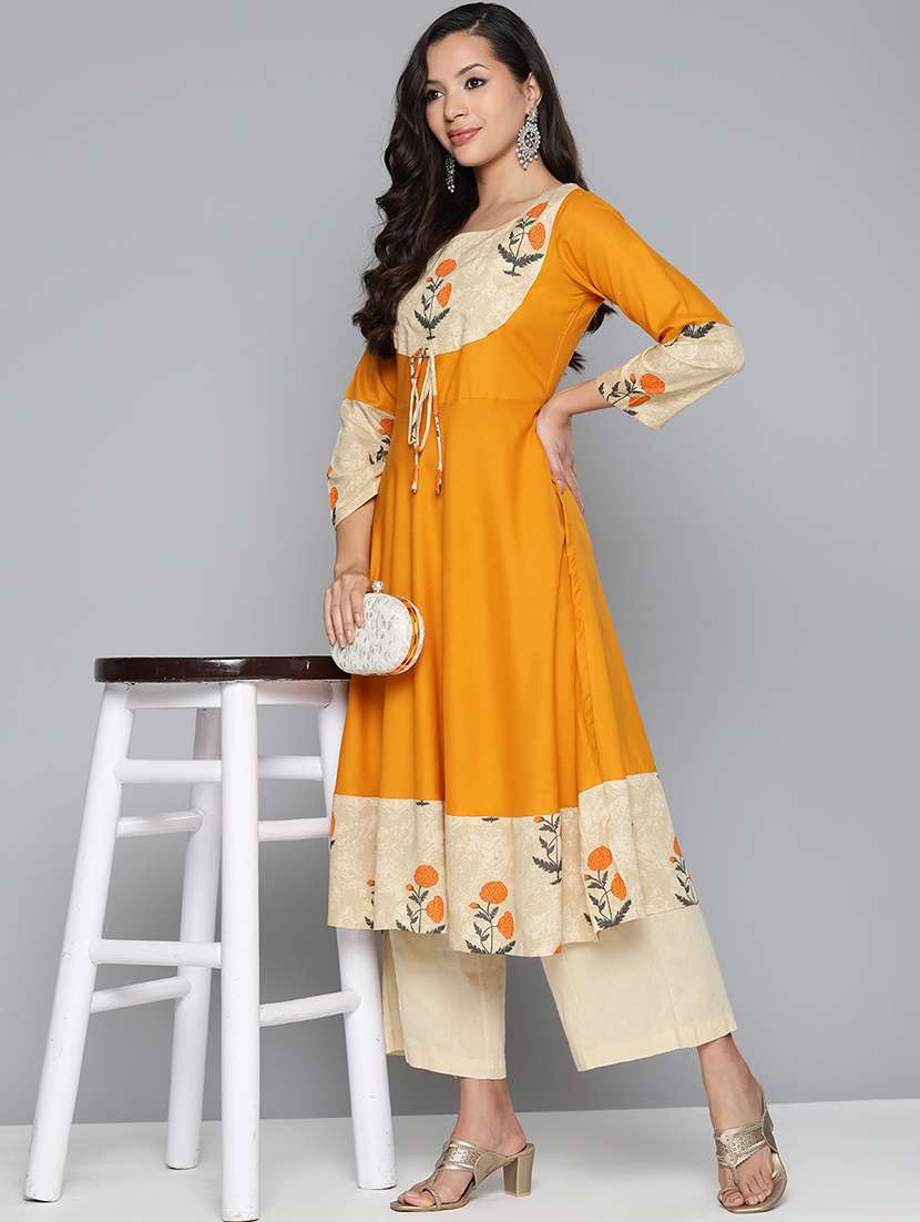 women's a-line kurta - 19598708 - Standard Image - 3
