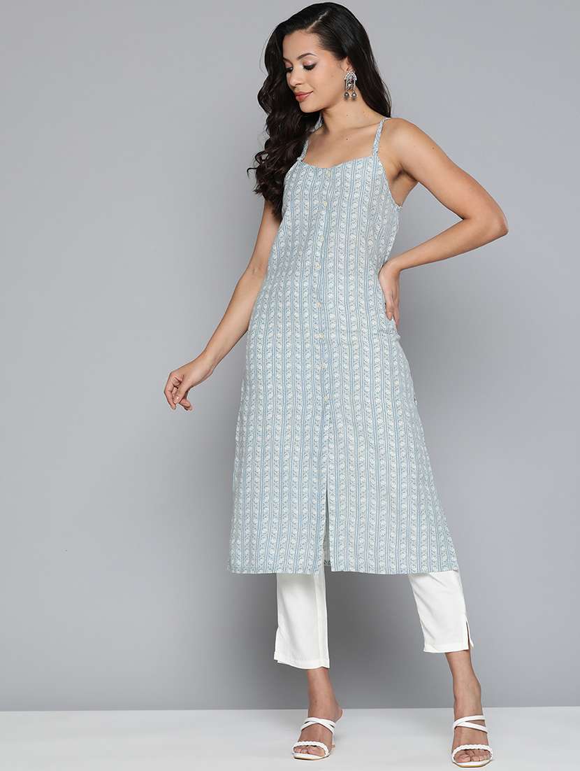 women's front slit kurta - 19598716 - Zoom Image - 0