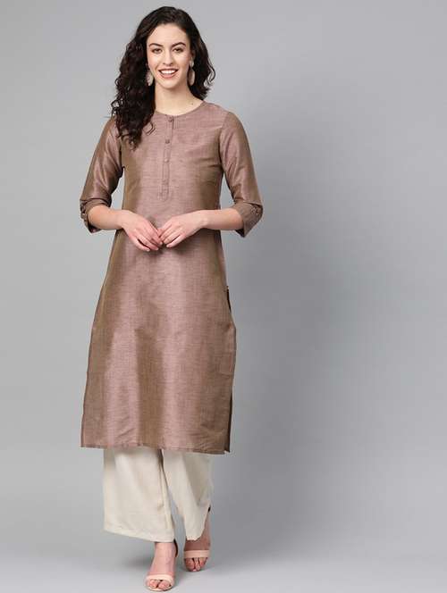 women's straight kurta - 19601181 - Standard Image - 0