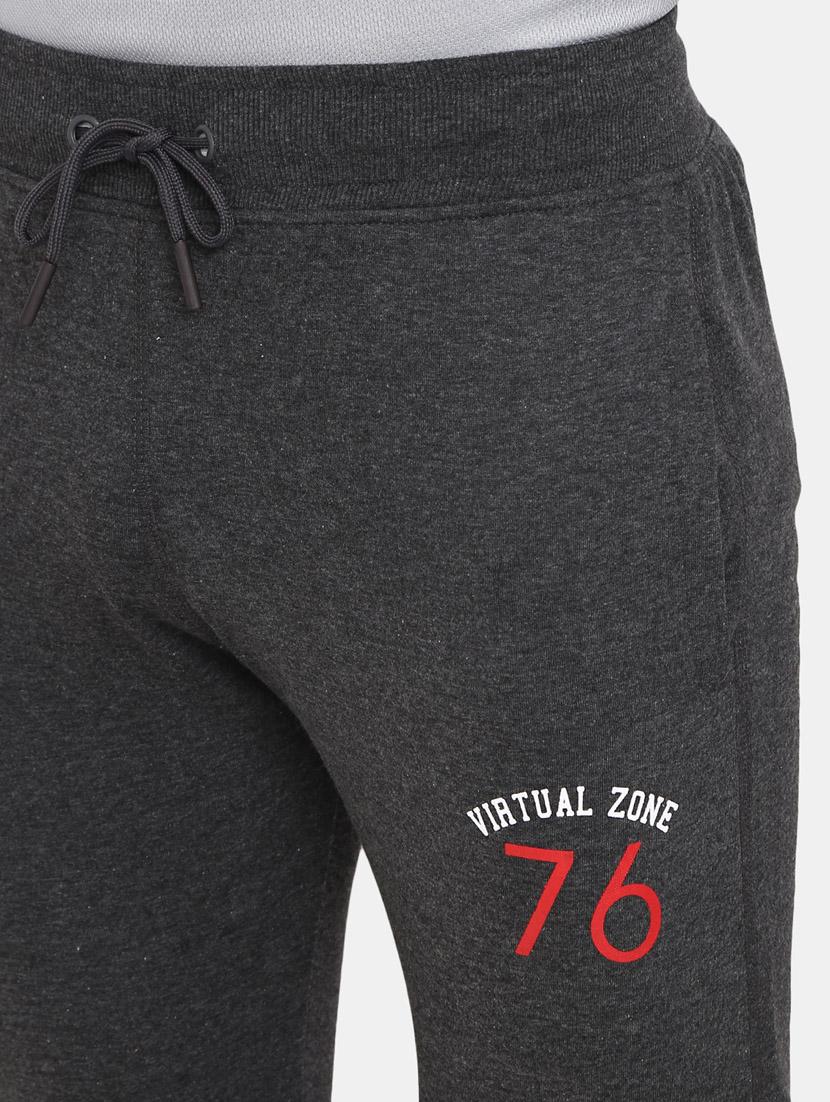 grey solid casual track pant - 19604294 - Standard Image - 3