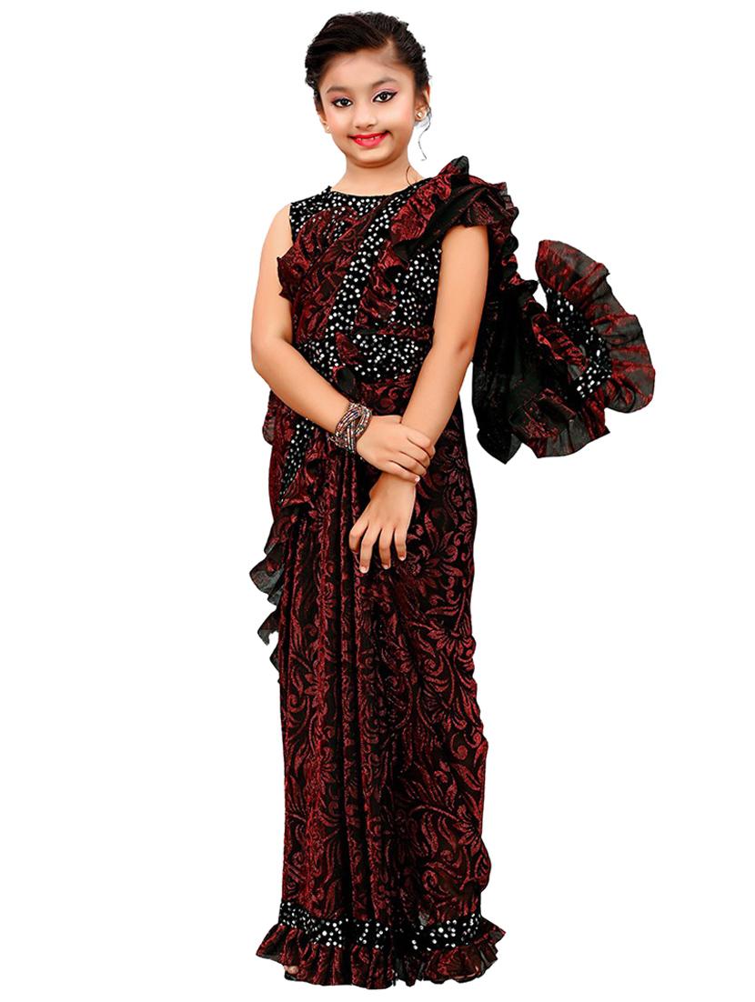 self design bollywood saree - 19605729 -  Zoom Image - 0
