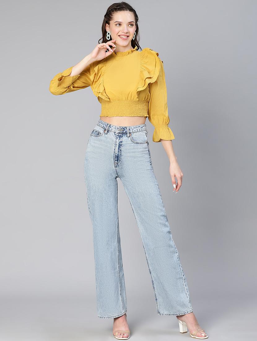 women's crop mock neck top - 19608171 - Standard Image - 3