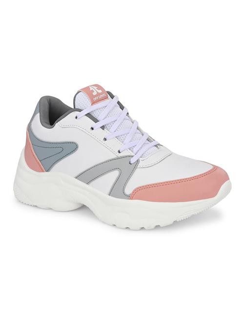 multi colored lace-up sports shoes - 19615046 - Standard Image - 0