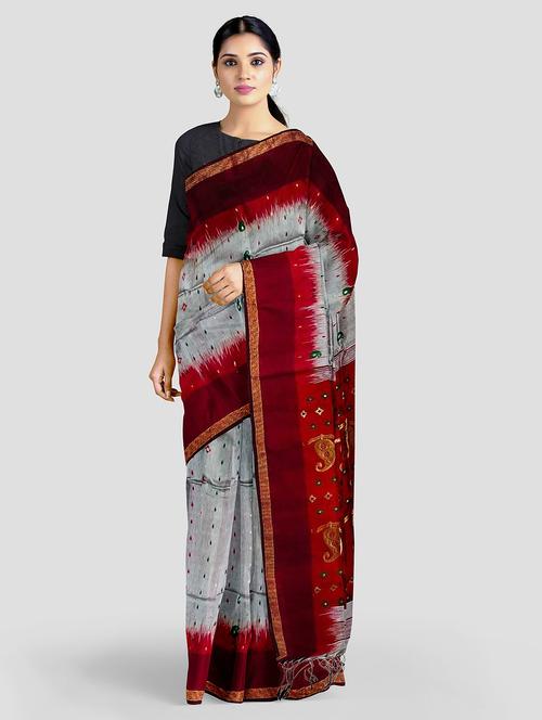 women self design handloom saree - 19615356 - Standard Image - 0