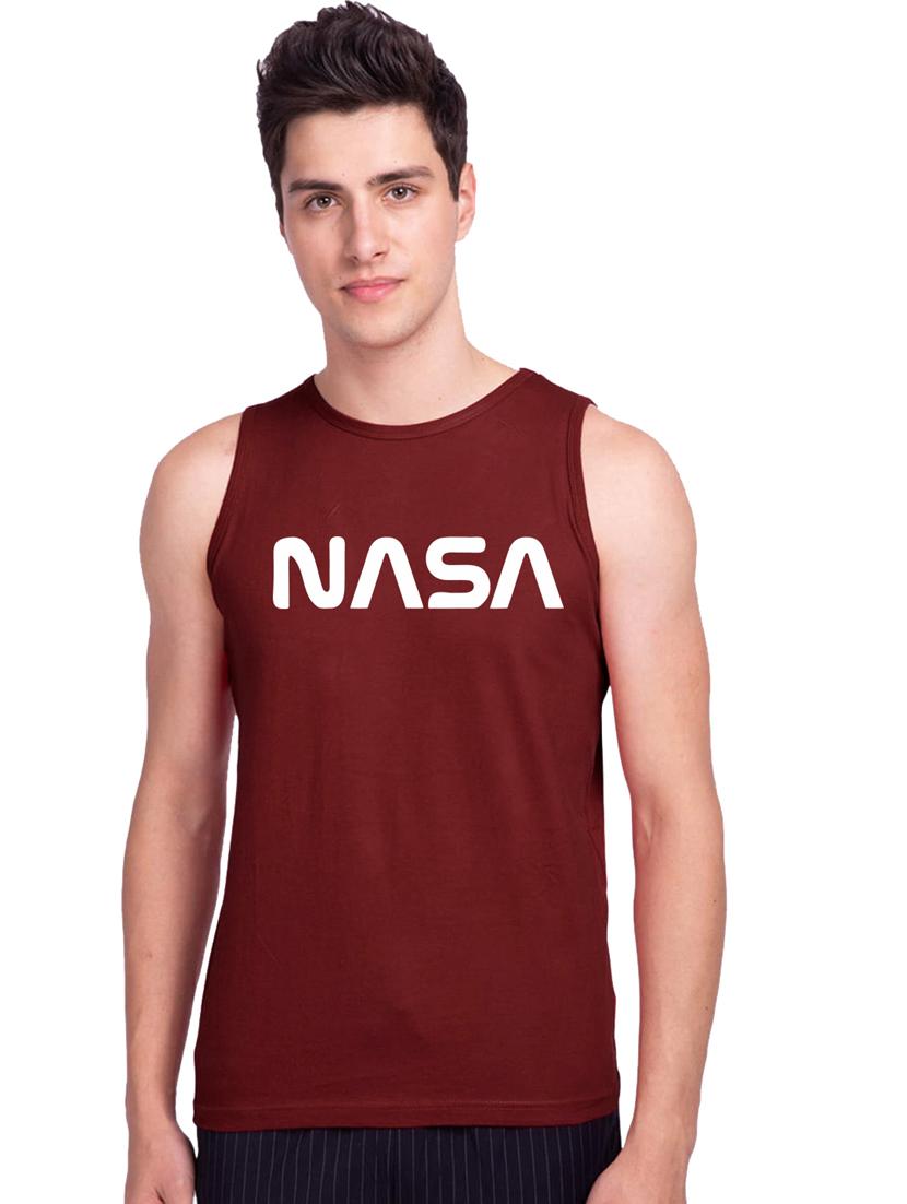 maroon cotton vest - 19615704 - Zoom Image - 0