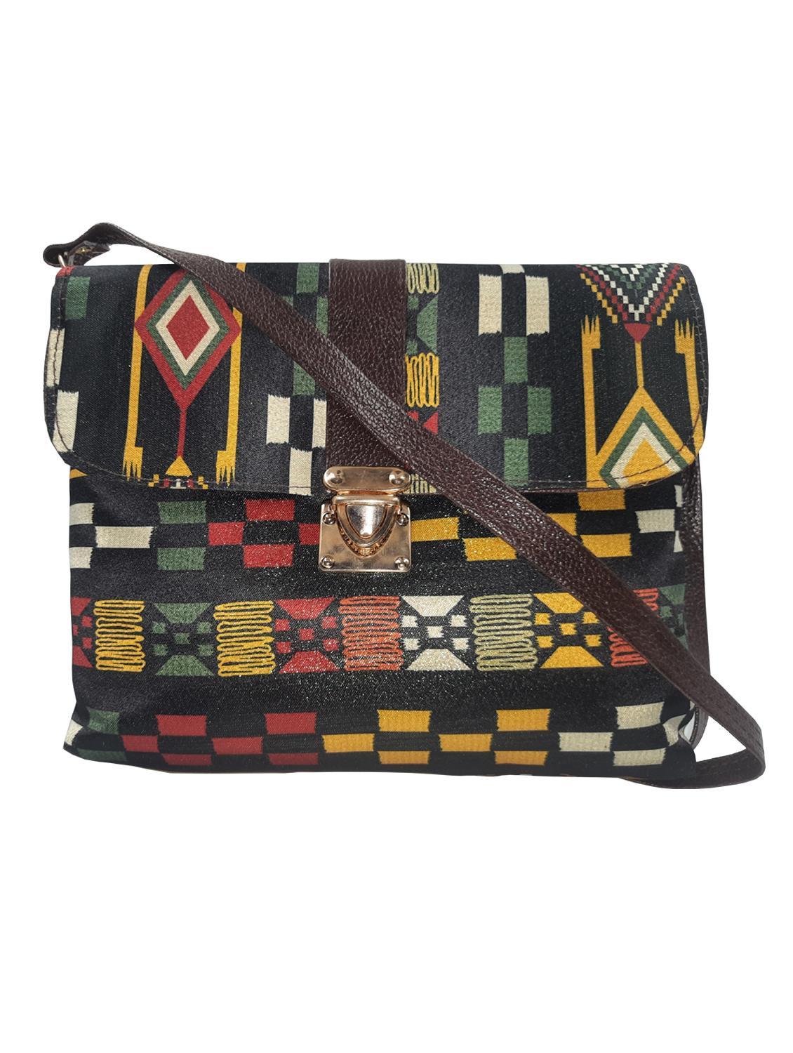  printed leatherette sling bag - 19616187 -  Zoom Image - 0