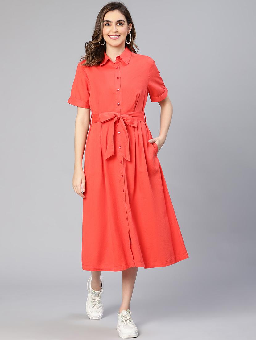 women's shirt solid dress - 19616349 - Zoom Image - 0