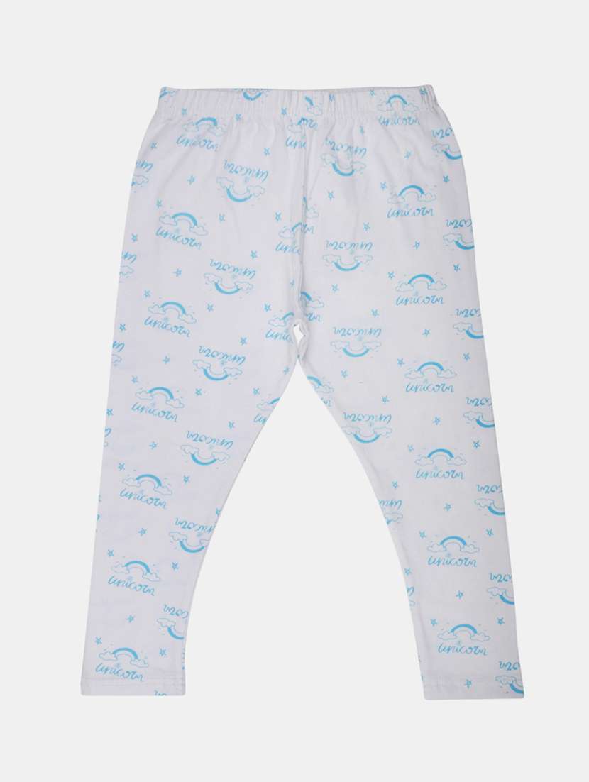 blue cotton legging