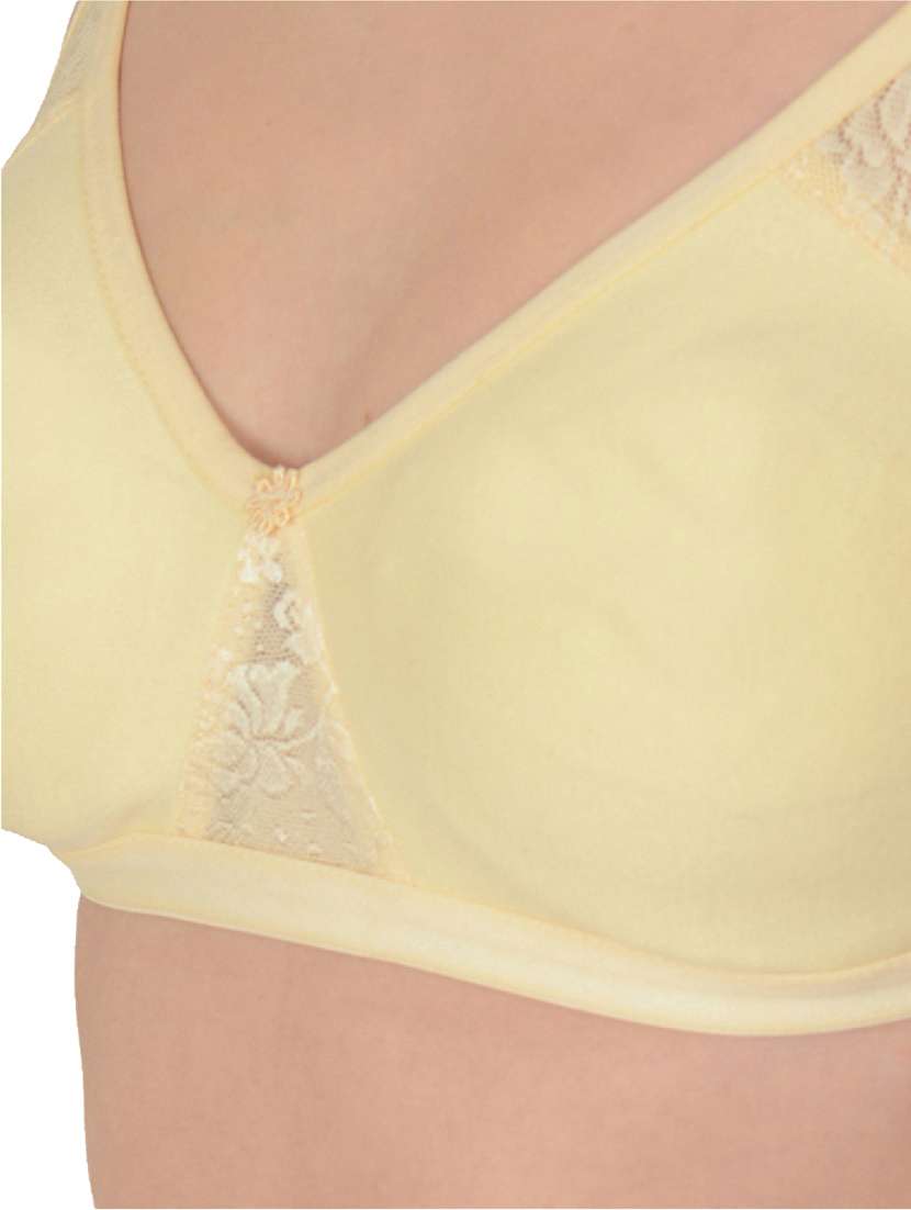 beige cotton regular bra - 19616691 - Standard Image - 5