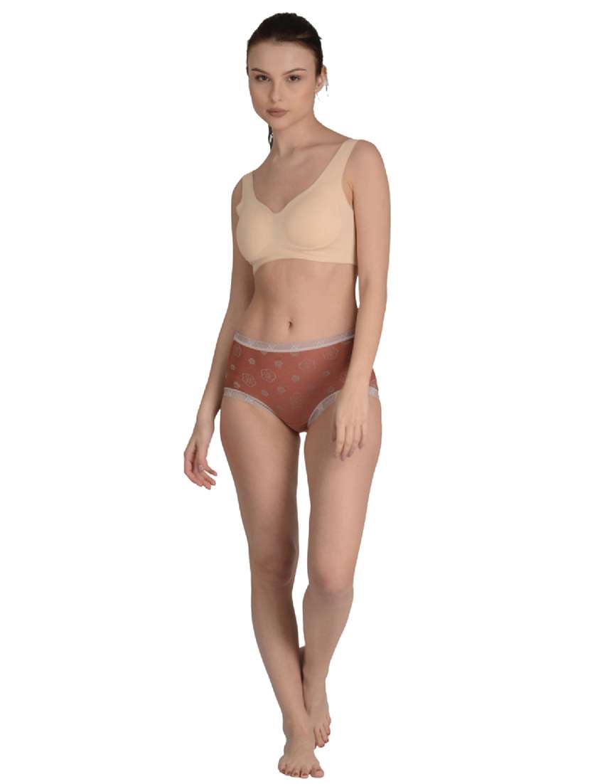 orange printed hipster panty - 19616724 -  Standard Image - 3