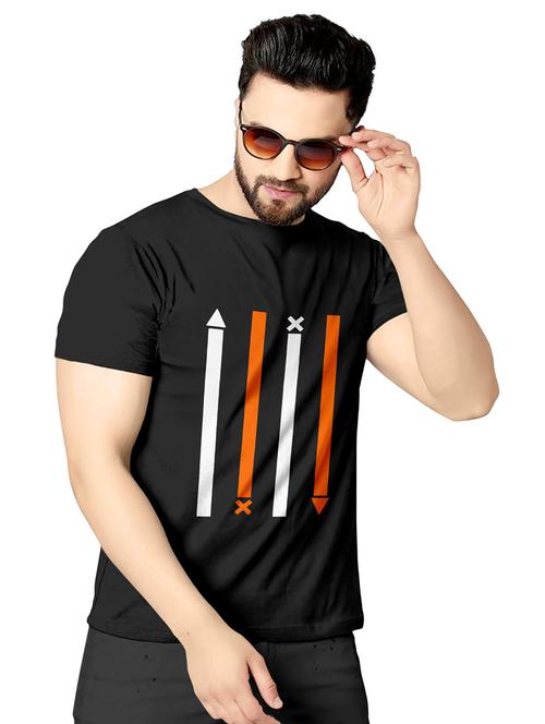 round neck printed regular t-shirt - 19617089 -  Standard Image - 0
